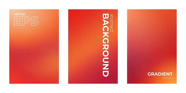 Orange and Red Colors Gradient Background Design Element