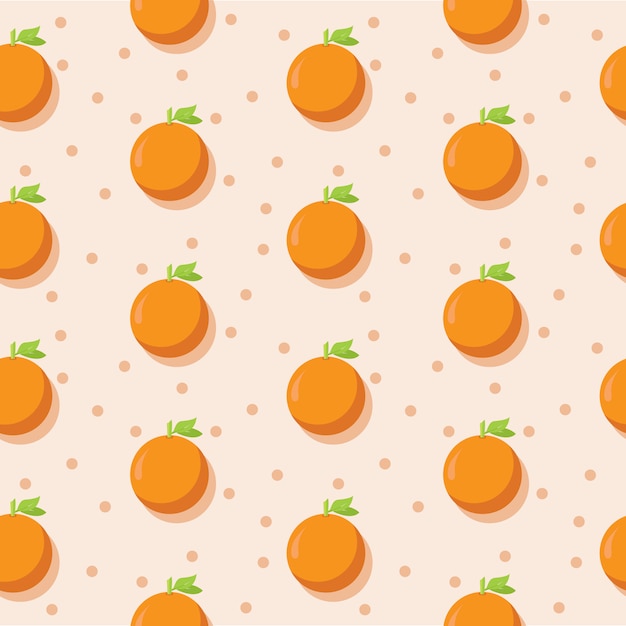 Orange square seamless pattern with pastel color theme background