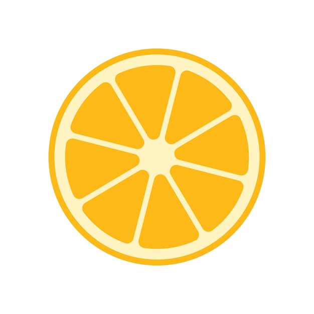 Orange vector icon color illustration