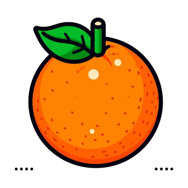 Orange vector illustration