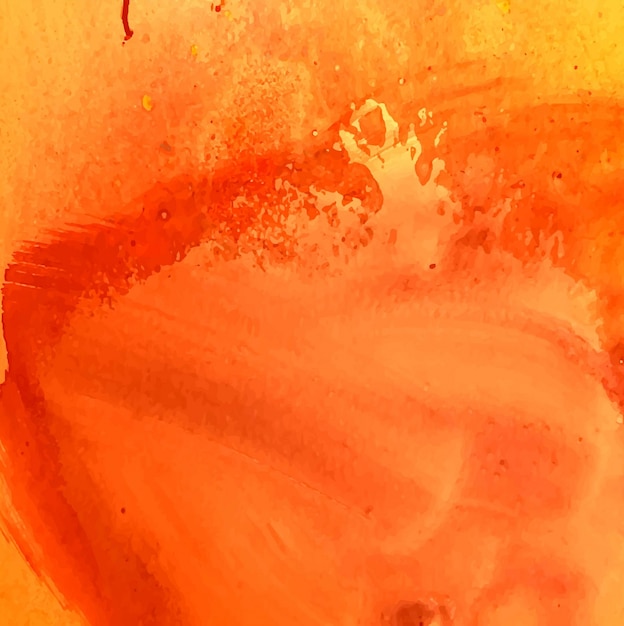 Orange watercolor background texture