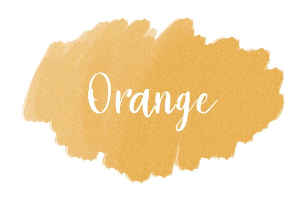 orange watercolor splash abstract texture background