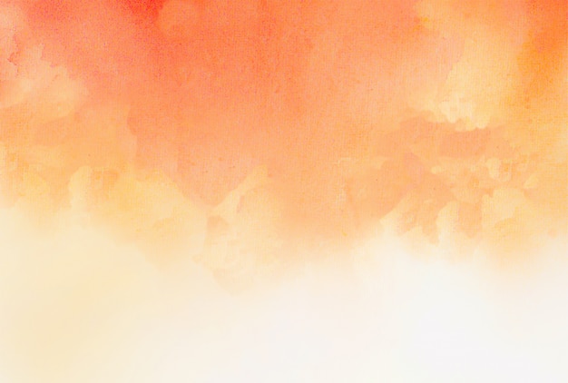 Orange watercolor texture background