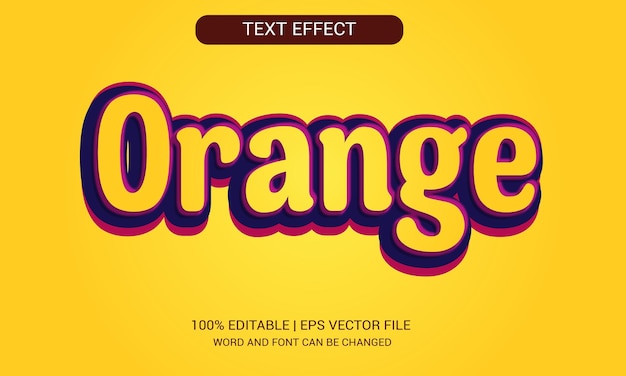 Orange Yellow Gradient Text Effect