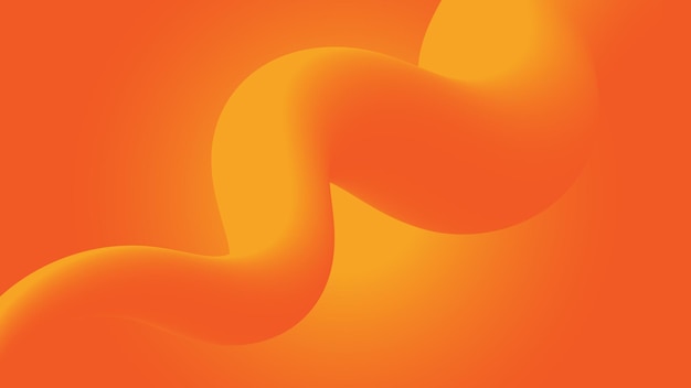 Vector an orange and yellow painting of a snake