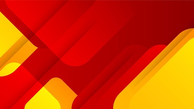 Vector orange yellow and red geometric shapes abstract background geometry shine and layer element vector for presentation design suit for business corporate institution party seminar and talks