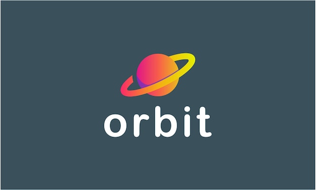 Vector orbit design logo design graphics