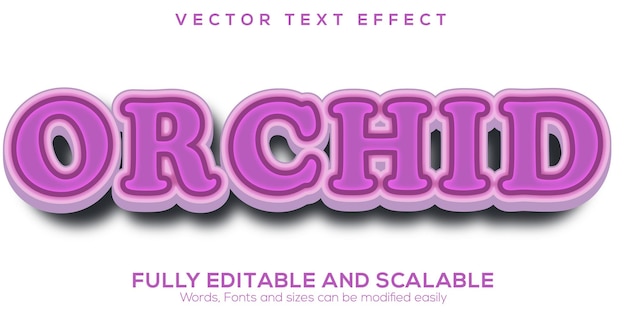 Orchid text style effect