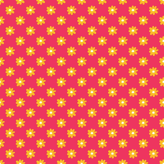 Organic flat abstract floral pattern background