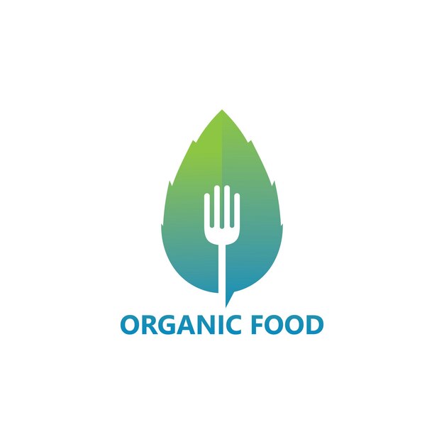 Organic Food Logo Template Design