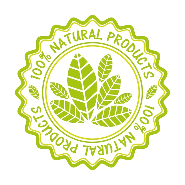 Organic product guaranteed seal