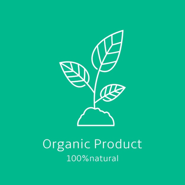 Organic product logo