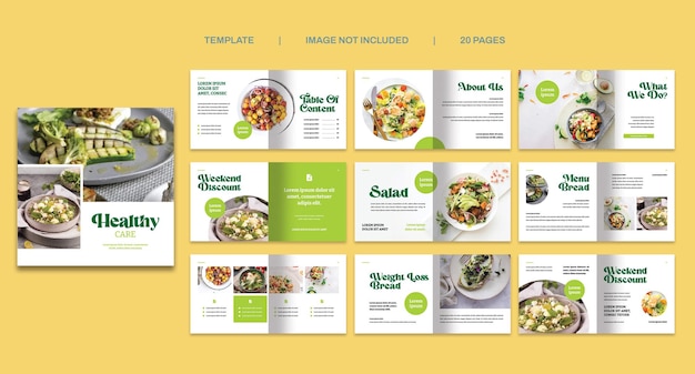 Organic Restaurant Menu Catalogue