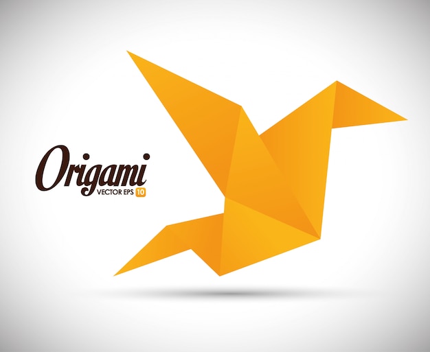 Origami design illustration