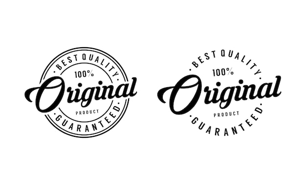 Original hand written lettering logo for label, badge. Apparel fashion design