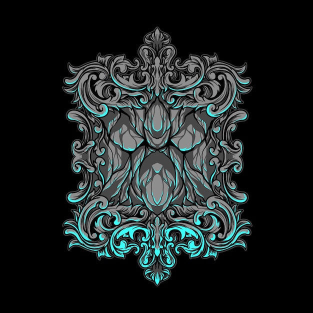 Ornament background illustration