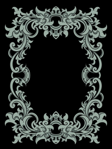 ornament design for wedding vector color editable