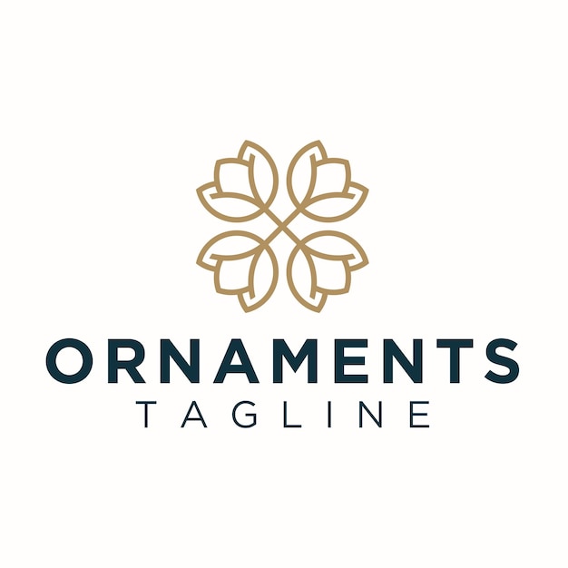 Ornament Flower Logo