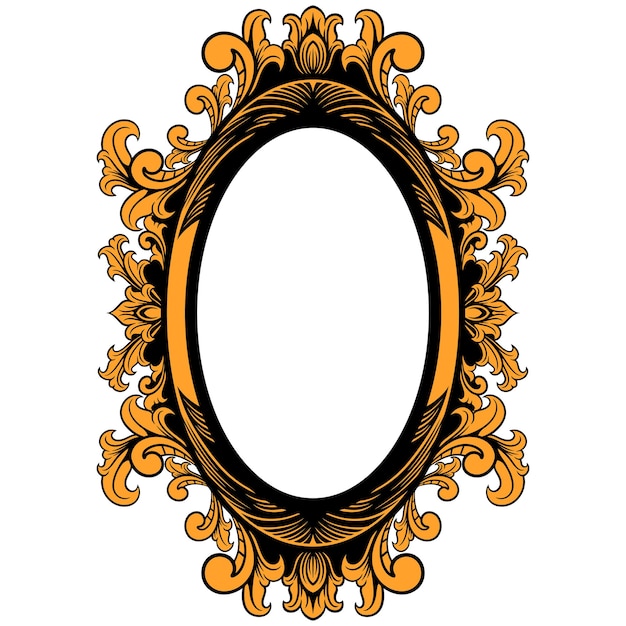 Vector ornament frame vector illustration