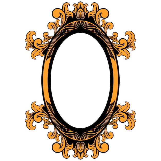 Ornament frame vector illustration