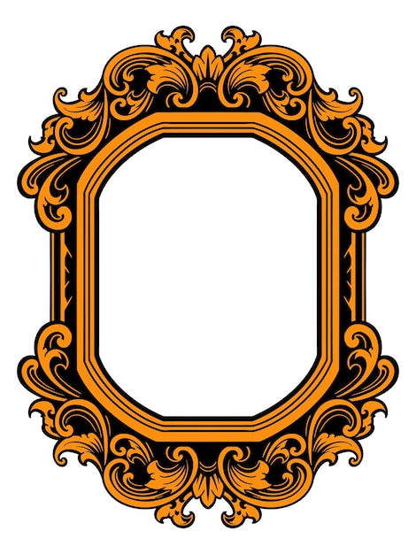 Ornament frame vector illustration