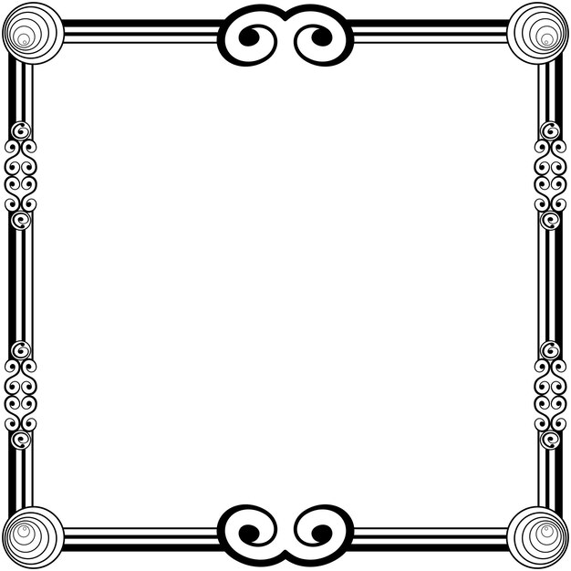 Ornament frames can be for wedding invitations, book covers or others