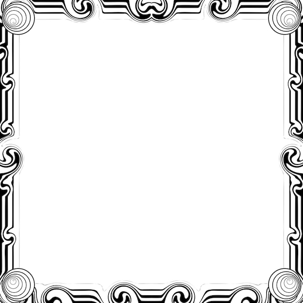 Ornament frames can be for wedding invitations, book covers or others