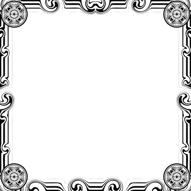 Ornament frames can be for wedding invitations, book covers or others