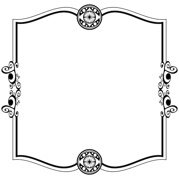 Ornament frames can be for wedding invitations, book covers or others