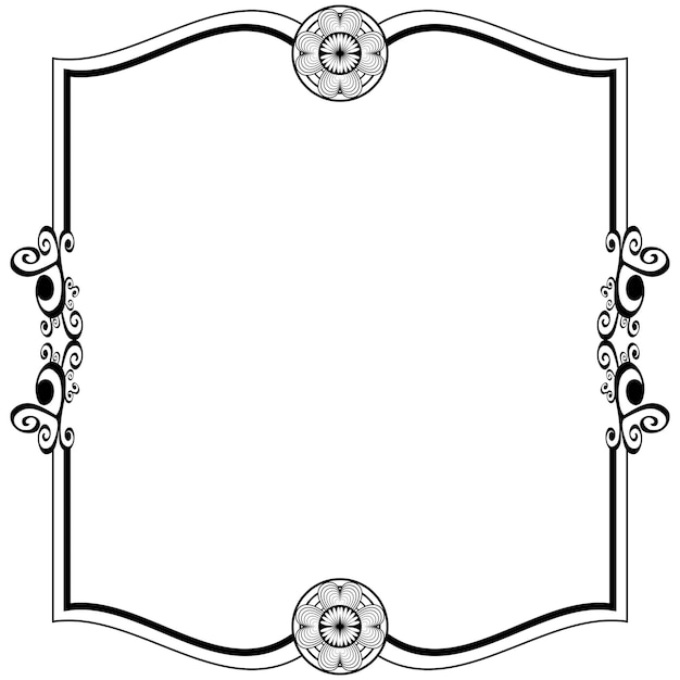 Ornament frames can be for wedding invitations, book covers or others