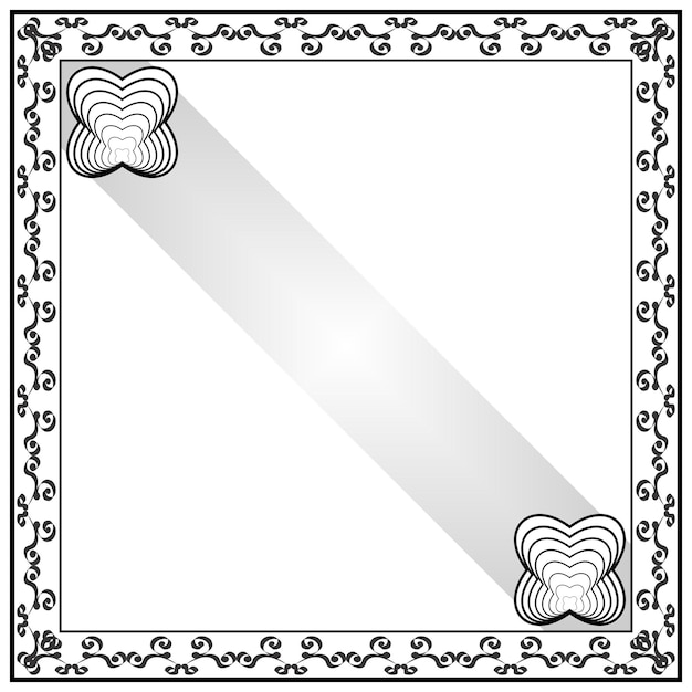 Ornament frames can be for wedding invitations, book covers or others