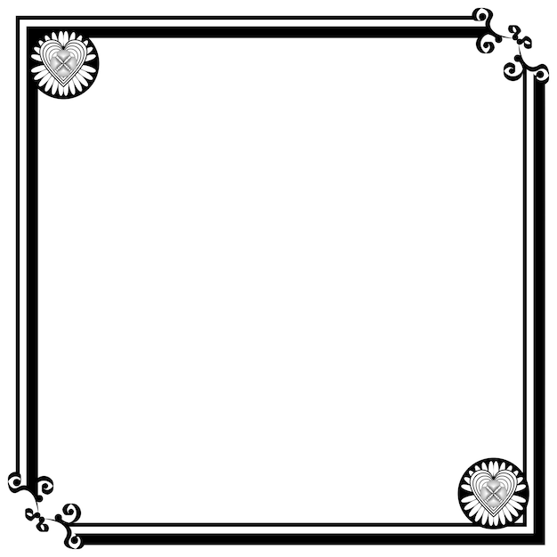 Ornament frames can be for wedding invitations, book covers or others