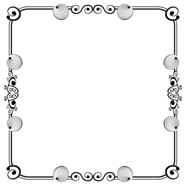 Ornament frames can be for wedding invitations, book covers or others