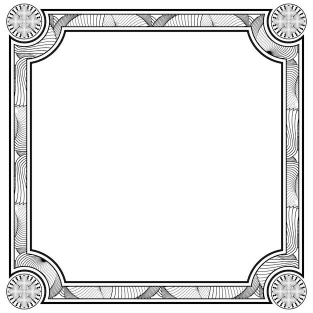 Ornament frames can be for wedding invitations, book covers or others