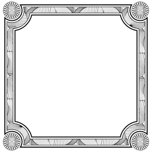 Ornament frames can be for wedding invitations, book covers or others