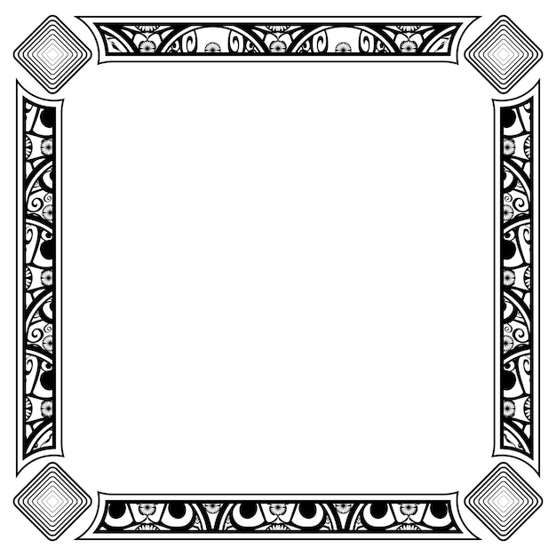 Ornament frames can be for wedding invitations, book covers or others