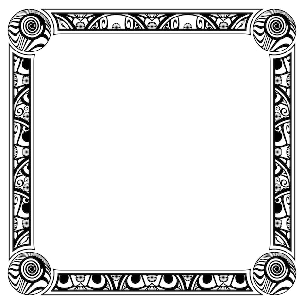 Ornament frames can be for wedding invitations, book covers or others