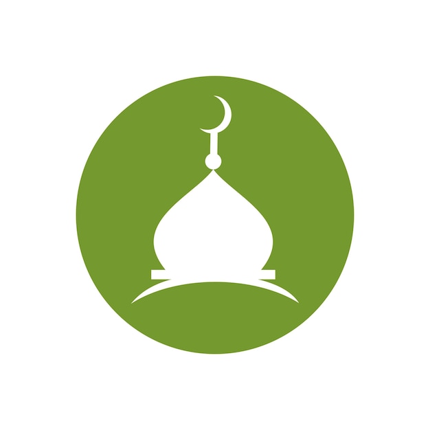 ornament mosque illustration logo design