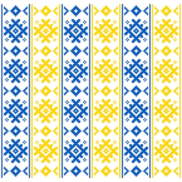 Ornament pattern Ukraine support background