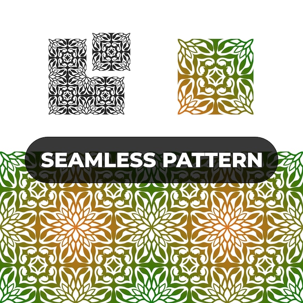 ornamental floral pattern, Seamless Batik Pattern, batik, geometric pattern for background