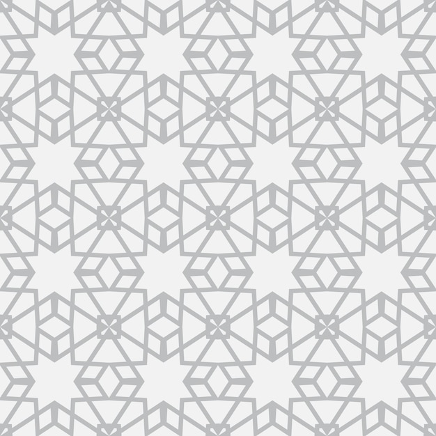 Ornamental geometric textures seamless pattern