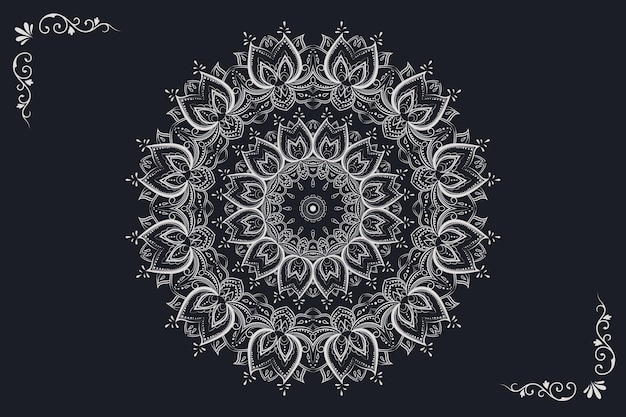 Ornamental luxury mandala pattern background design