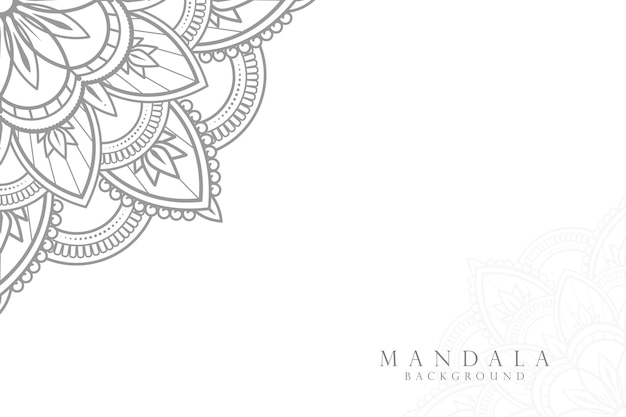 Ornamental Mandala Design Background