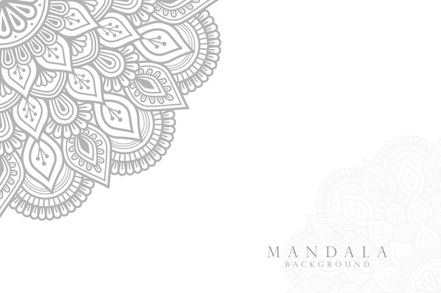 Ornamental Mandala Design Background