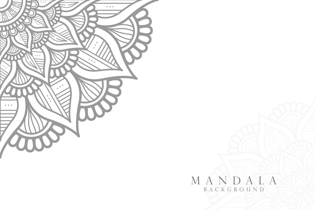 Ornamental Mandala Design Background