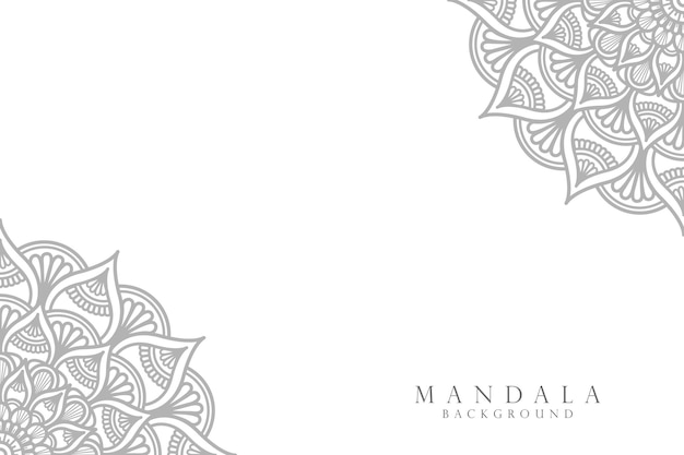 Ornamental Mandala Design Background