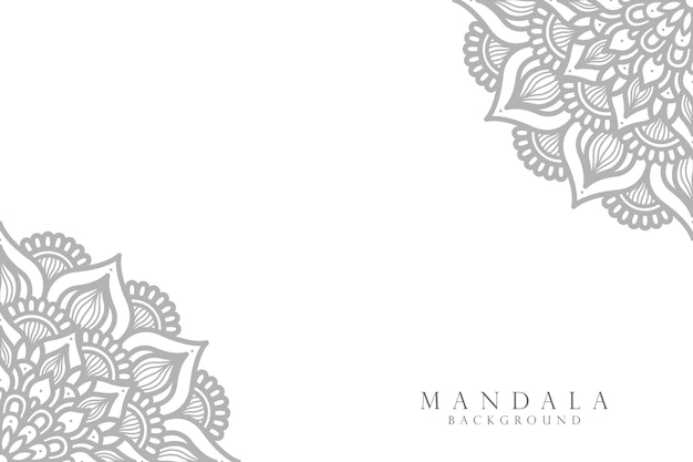 Ornamental Mandala Design Background