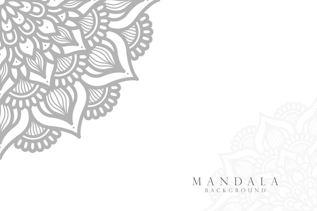 Ornamental Mandala Design Background