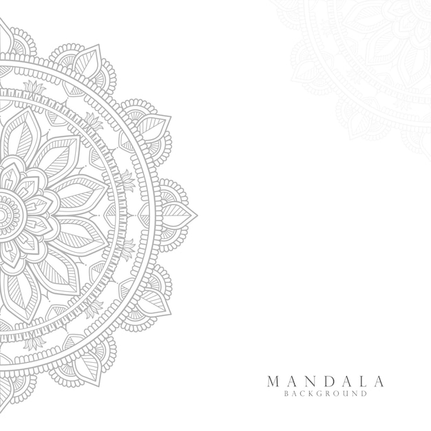 Ornamental Mandala Design Background