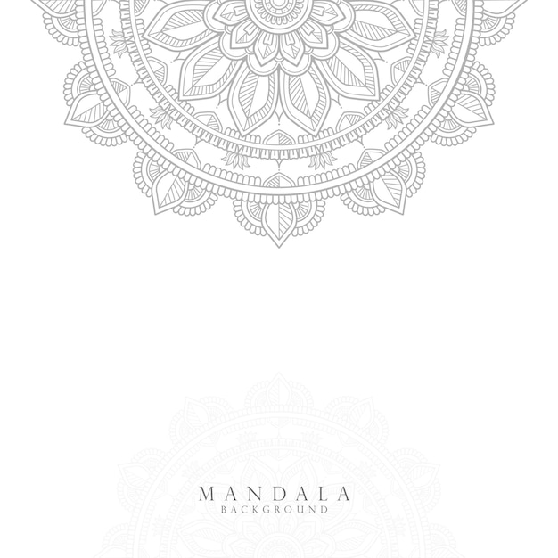 Ornamental Mandala Design Background